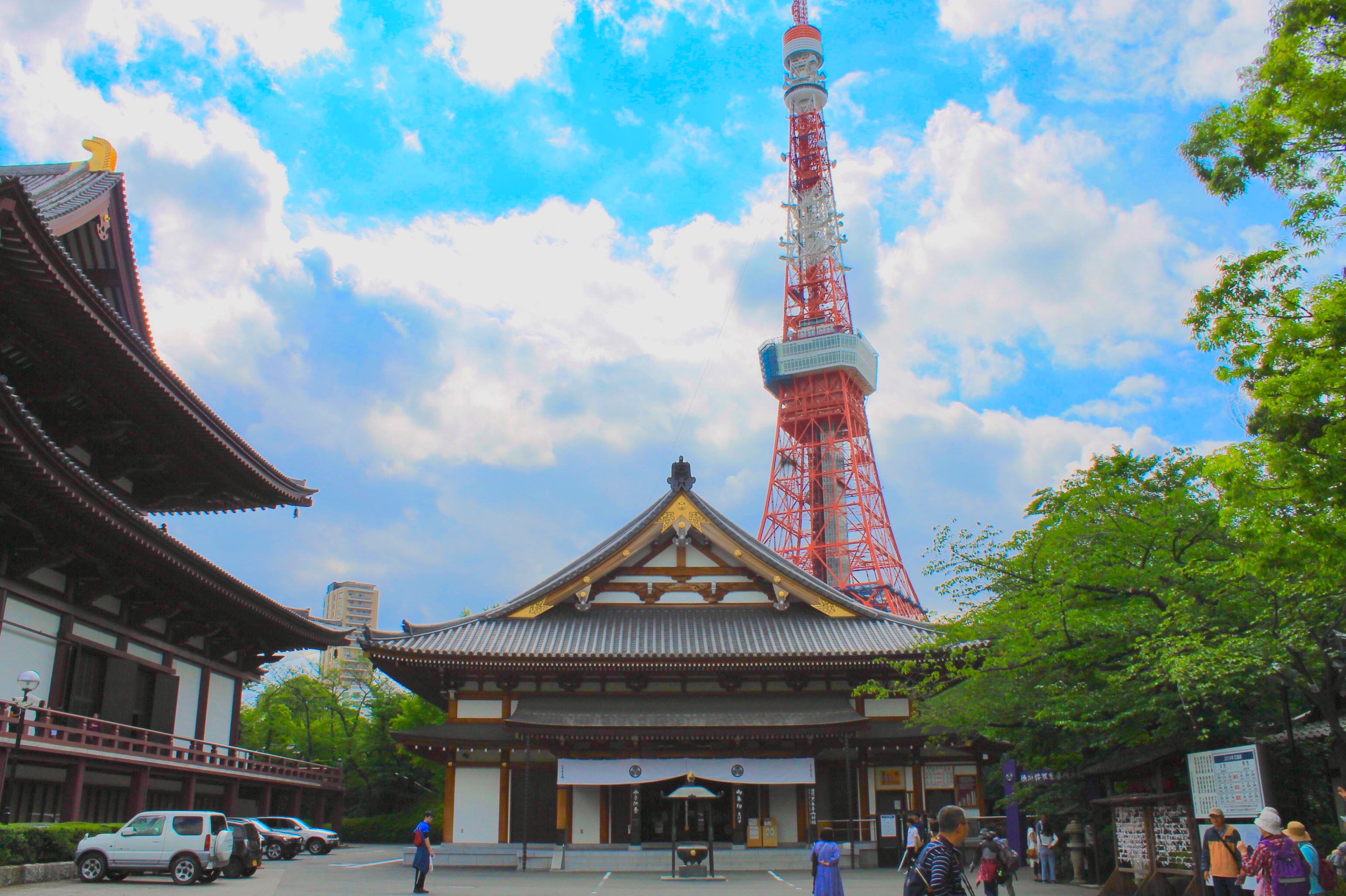 Zōjō-ji Temple and Tokyo Tower