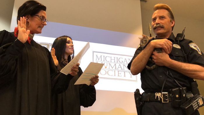 Pawfficer Donut of Troy Police Department