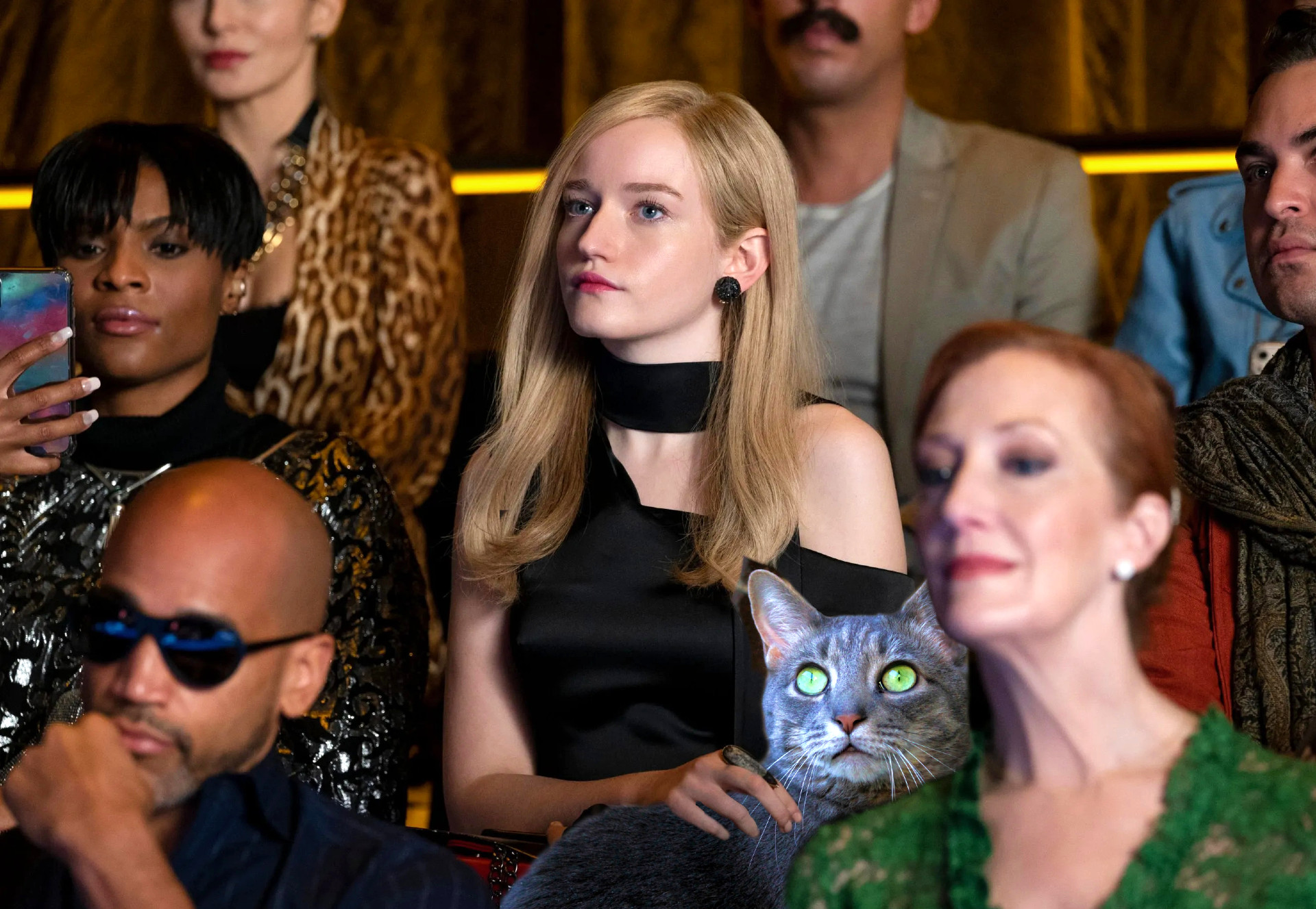 Anna Delvey and Buddy the Cat