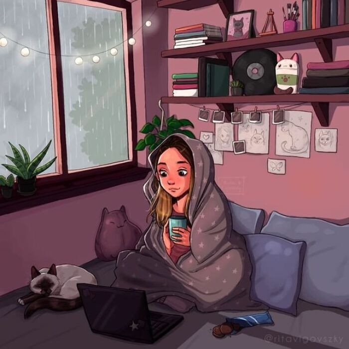 Budapest Artist’s Cat Sketches Are Perfectly&nbsp;Feline