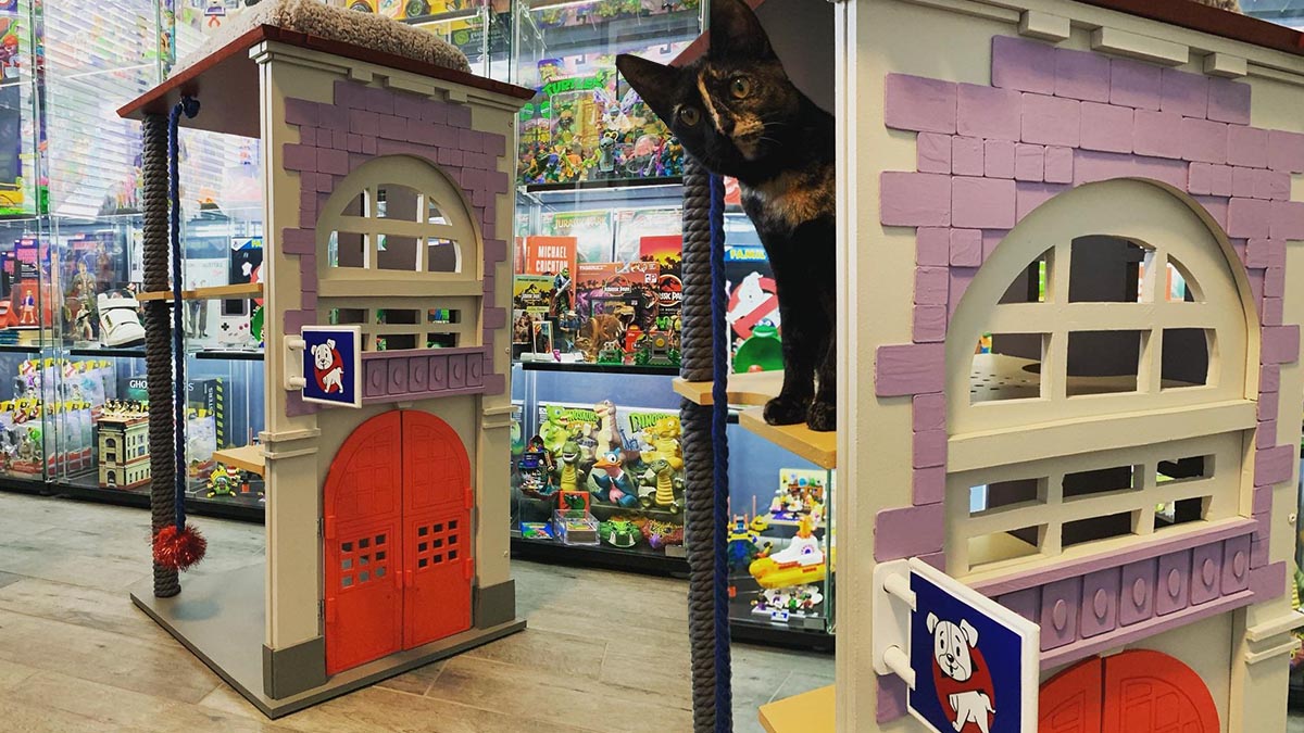 Sunday Cats: An Incredible Cat Condo That Looks Like Ghostbusters&nbsp;HQ
