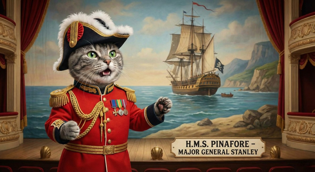 “I Am The Very Model Of A Feline So Phenomenal!” Buddy Does Gilbert And&nbsp;Sullivan