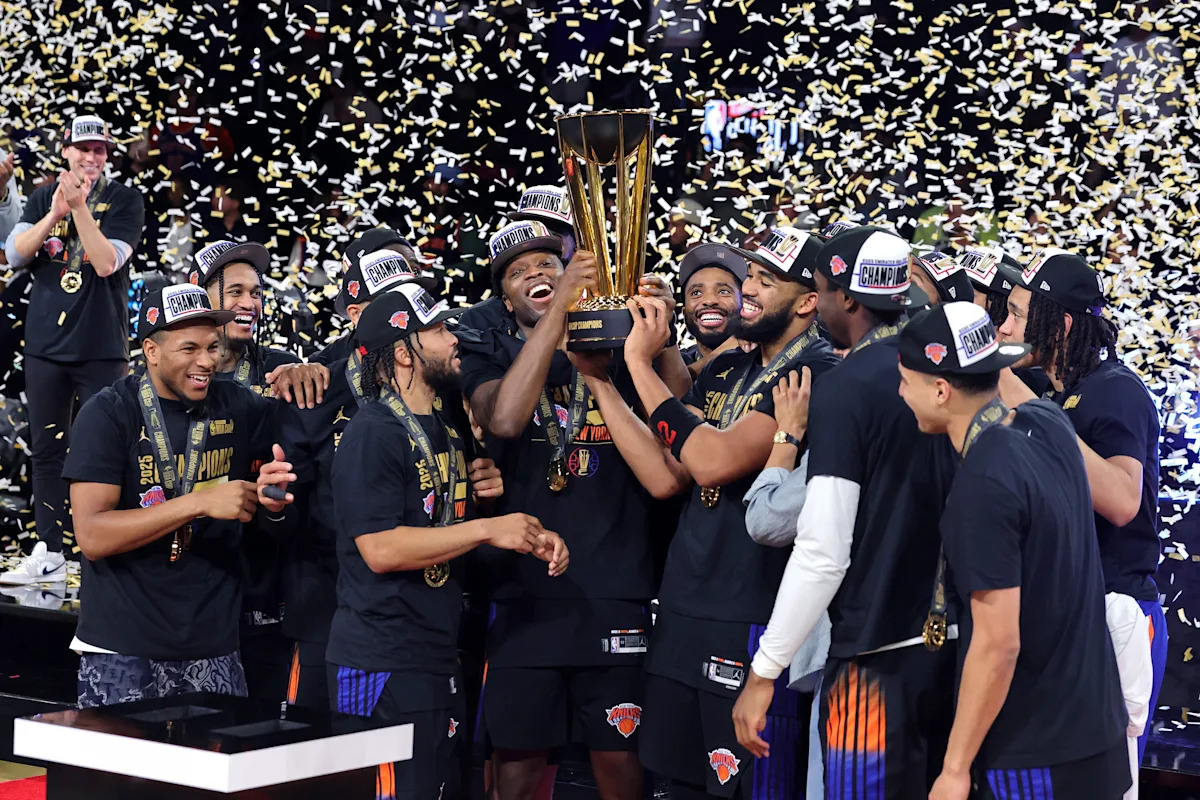 Wordless Wednesday: The New York Knicks Are The 2025 NBA Cup&nbsp;Champions!