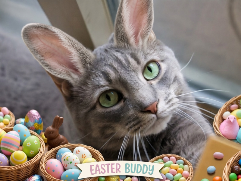 The Easter Buddy Says Happy&nbsp;Hoppy!