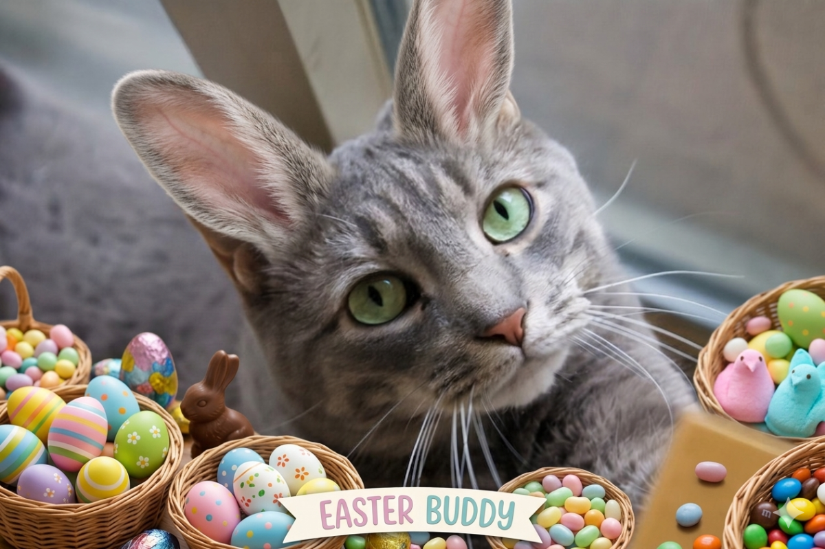 The Easter Buddy Says Happy&nbsp;Hoppy!